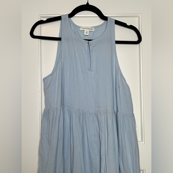 NWT Treasure & Bond Sleeveless Tiered Cotton Gauze Maxi Sundress (XS) - Picture 8 of 9
